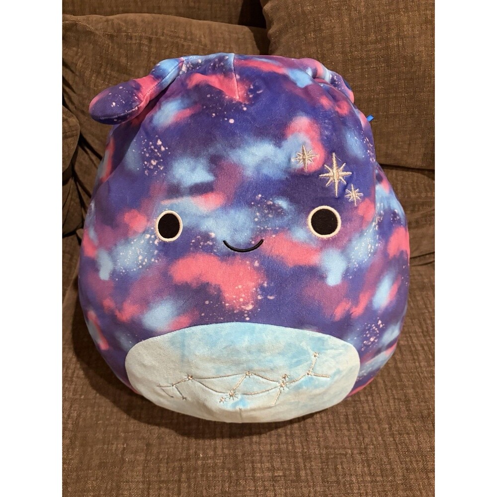 Squishmallow 20” Piaxa the Galaxy Alien Large Purple Blue Pink Plush Space Big